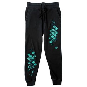 Mermaid scale joggers